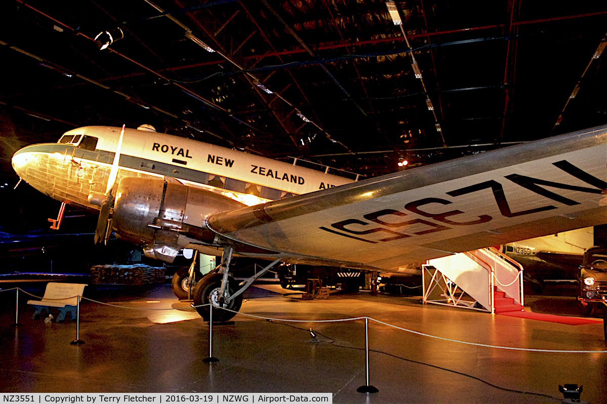 NZ3551, 1945 Douglas C-47B-45-DK C/N 16963 / 34223, Preserved at the Air Force Museum of New Zealand at Wigram - ex 45-0960