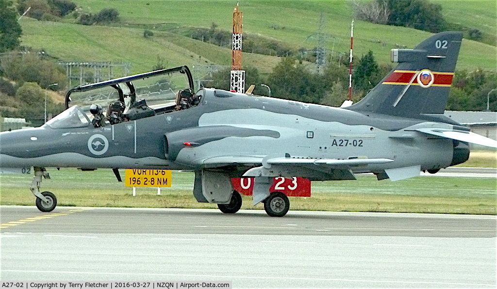 A27-02, 2000 British Aerospace Hawk 127 C/N DT02, Based at Queenstown , NZ during 2016 Warbirds over Wanaka weekend