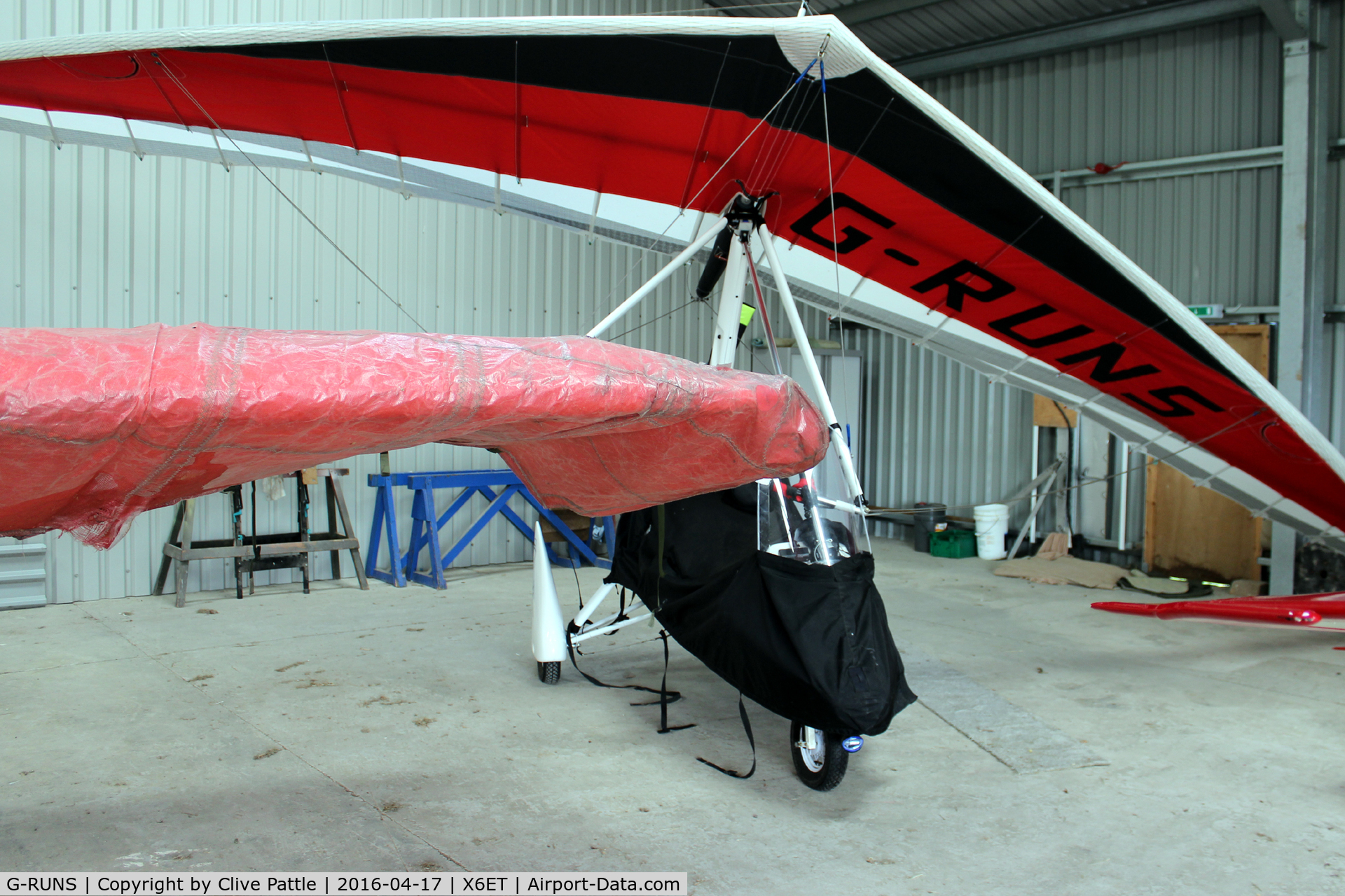 G-RUNS, 2012 P&M Aviation Quik GT450 C/N 8624, Hangared at Easterton Gliding field, Elgin, Moray.