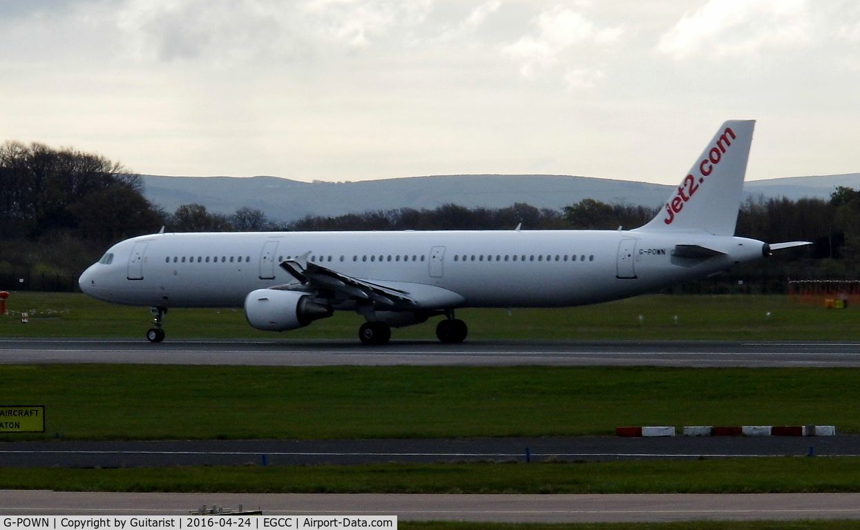 G-POWN, 2009 Airbus A321-211 C/N 3830, At Manchester