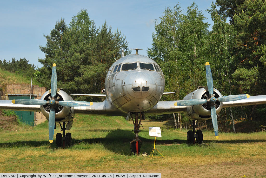 DM-VAD, 1958 Ilyushin (VEB) Il-14P C/N 14803035, Displayed at Finow Air Museum.