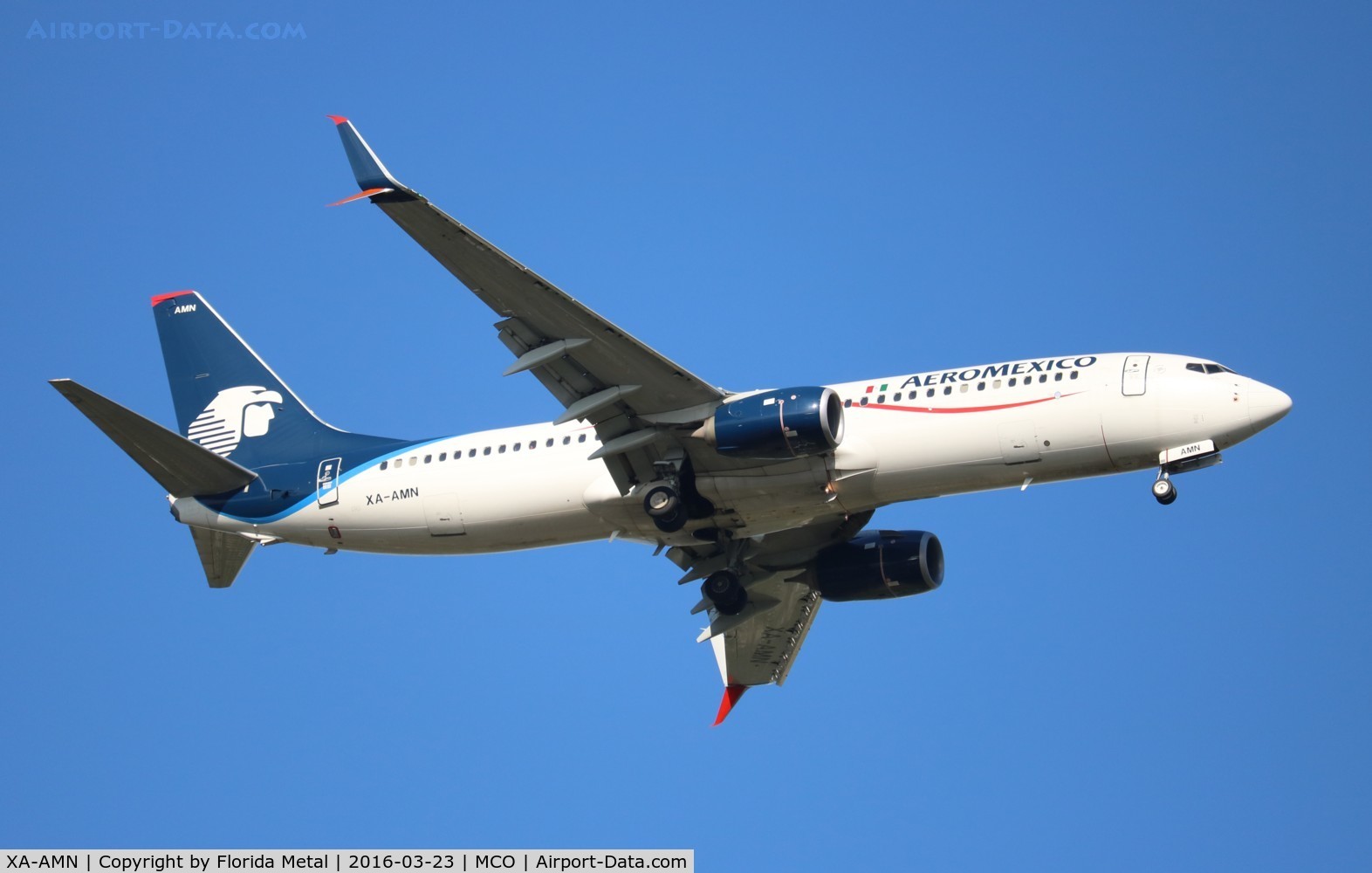 XA-AMN, 2014 Boeing 737-852 C/N 39945, Aeromexico