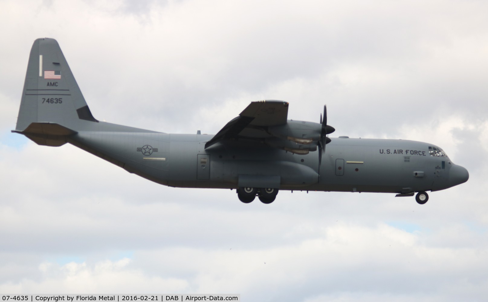 07-4635, 2007 Lockheed Martin C-130J-30 Super Hercules C/N 382-5595, C-130J-30