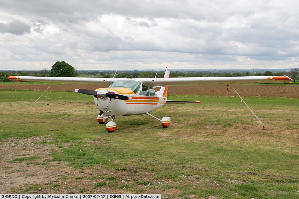 G-BRDO, 1975 Cessna 177B Cardinal C/N 17702166, Cessna 177B Cardinal at Bagby Airfield's May Fly-In in 2007.