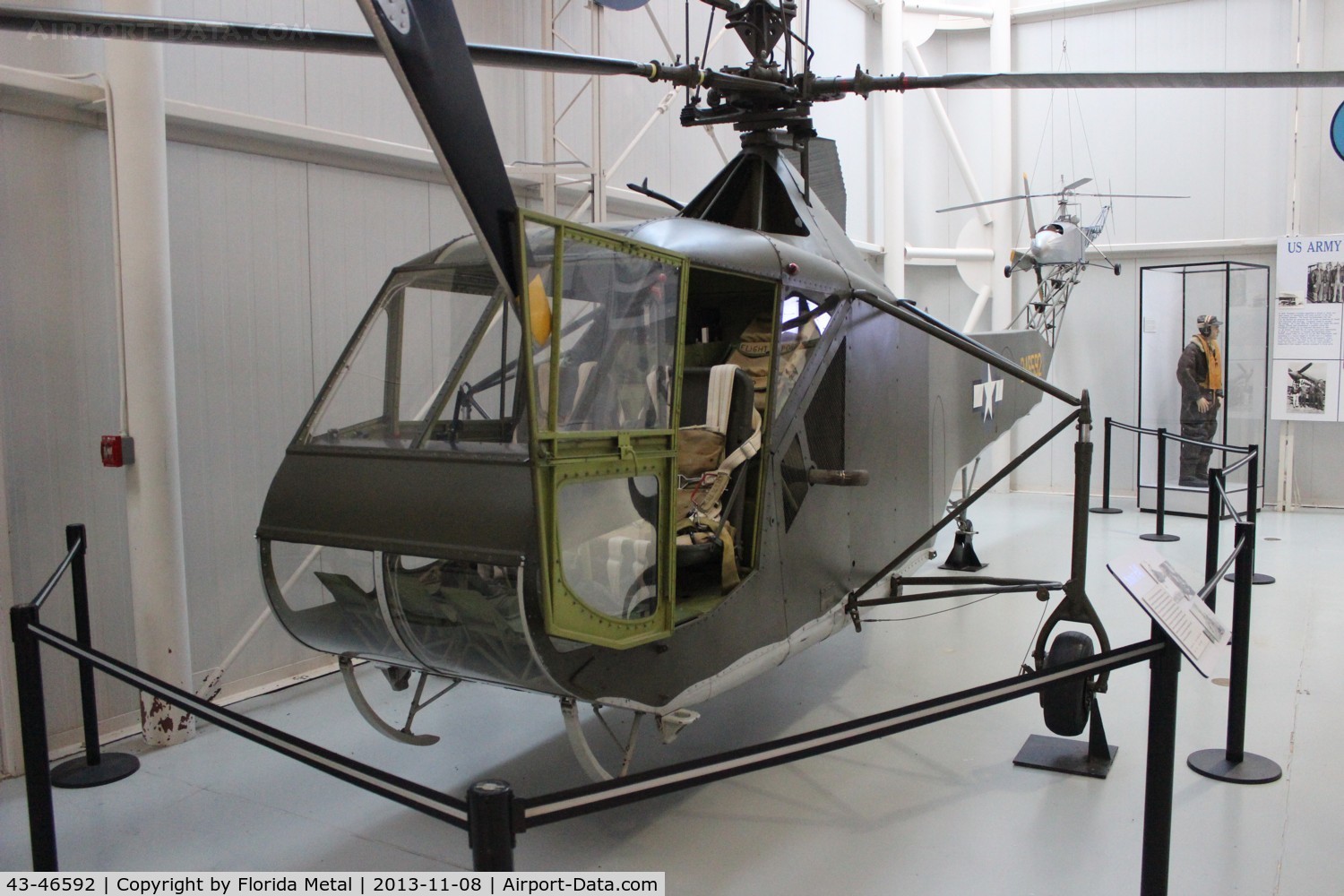43-46592, 1943 Sikorsky R-4B Hoverfly C/N 136, R-4B Hoverfly at Army Aviation Museum