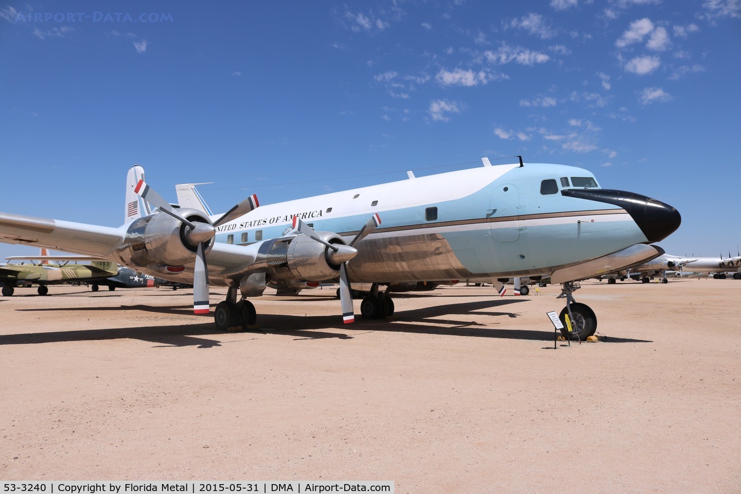 53-3240, 1954 Douglas VC-118A Liftmaster C/N 44611, VC-118A