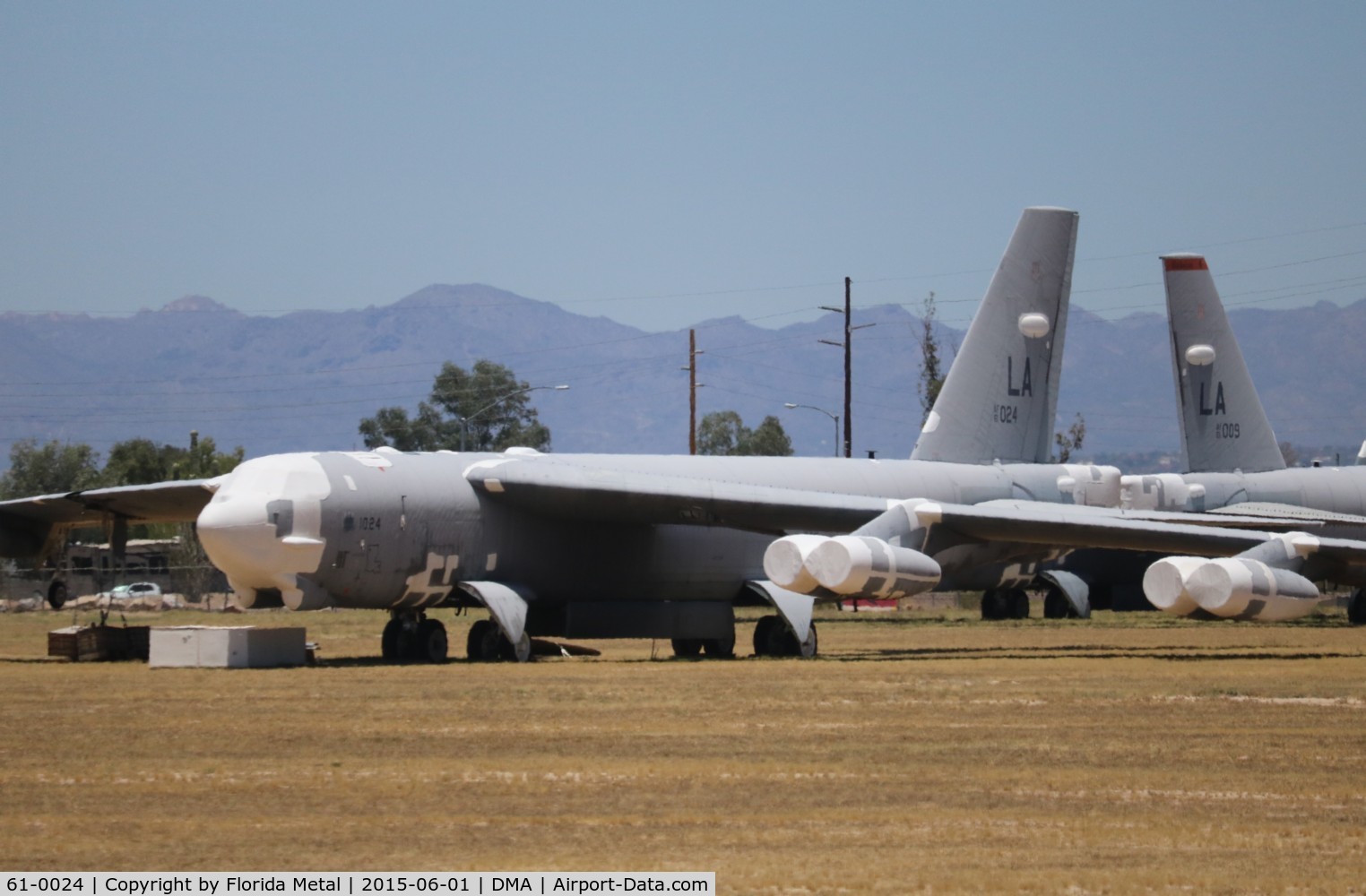 61-0024, 1961 Boeing B-52H Stratofortress C/N 464451, B-52H