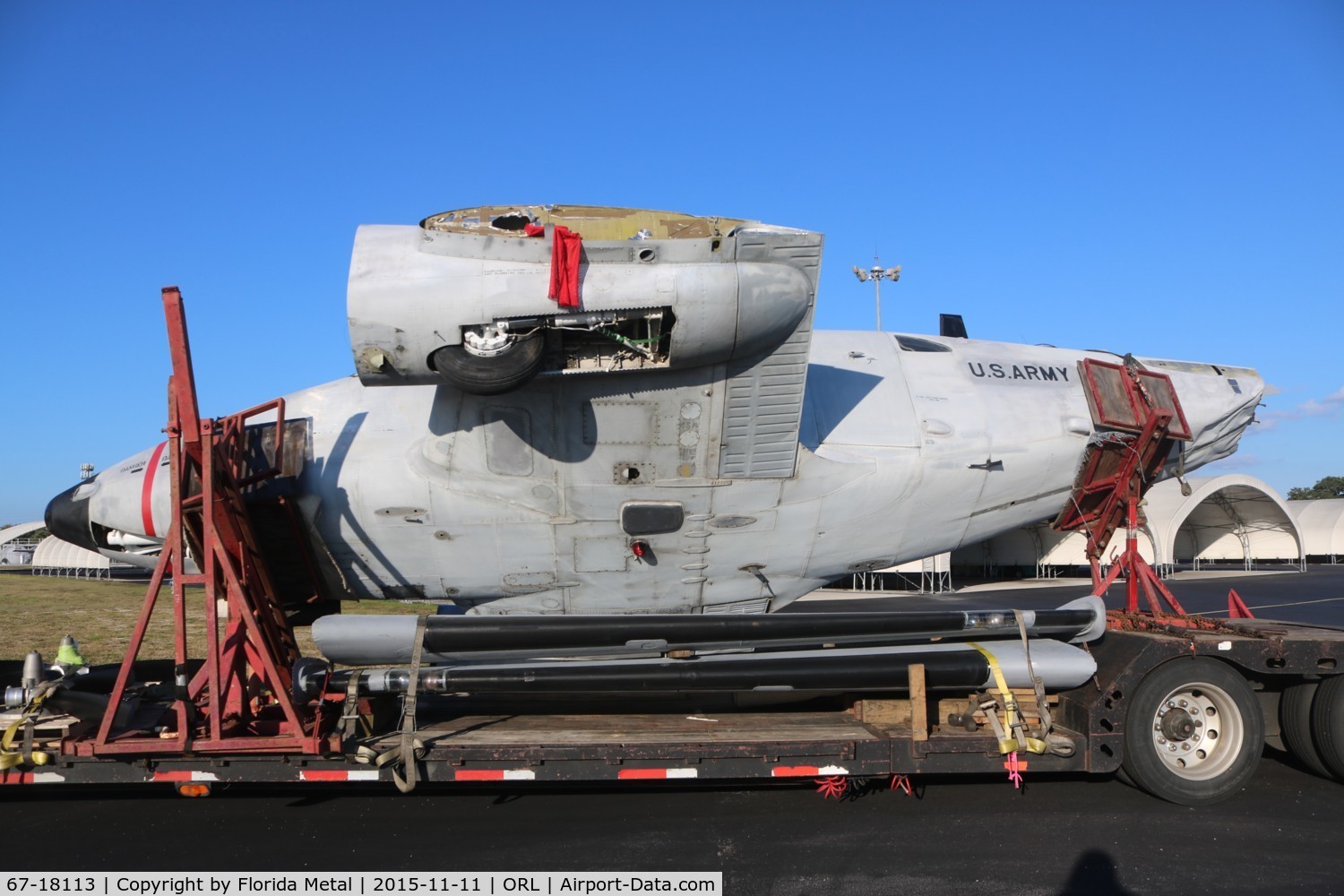 67-18113, 1967 Beech RU-21A Ute C/N LM.109, RU-21A getting restored to eventually go on display next to the B-52 at Orlando International