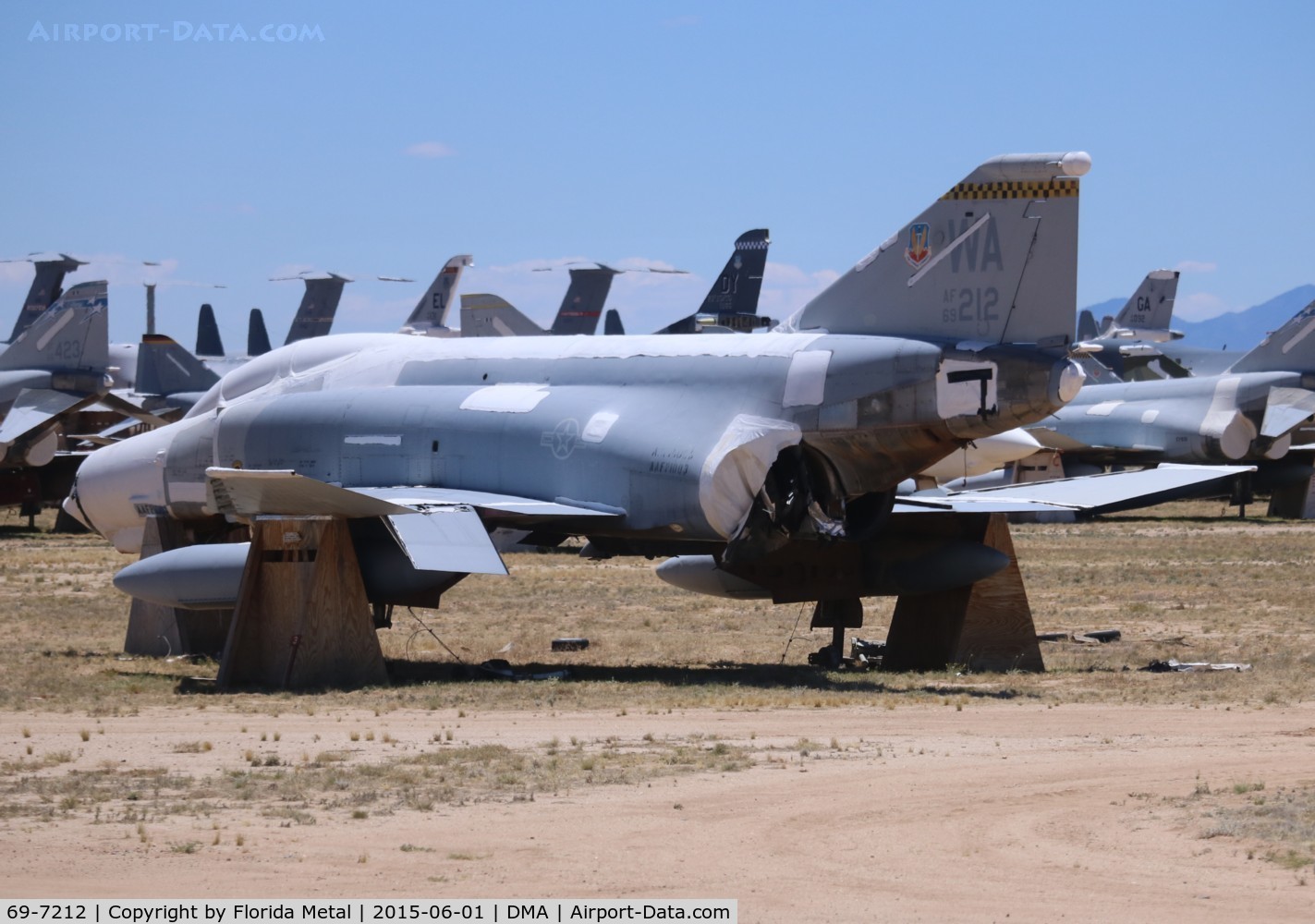 69-7212, 1969 McDonnell Douglas F-4G Phantom II C/N 3869, F-4G Phantom