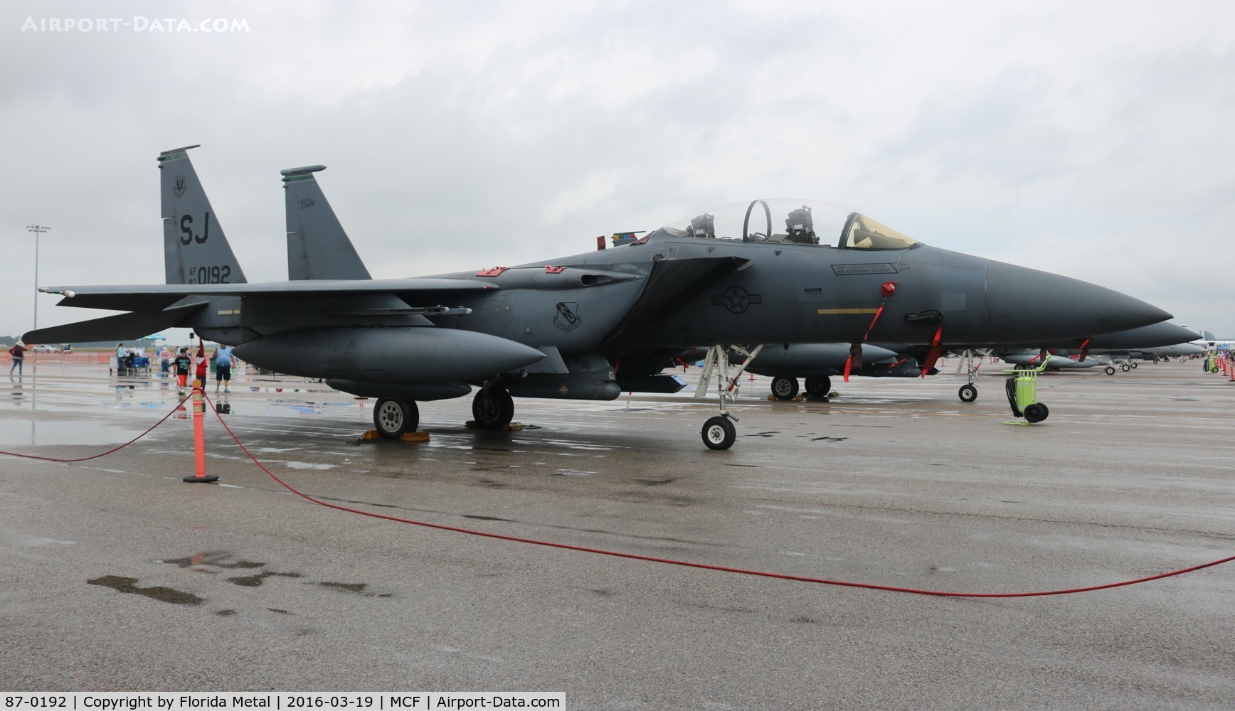 87-0192, 1987 McDonnell Douglas F-15E Strike Eagle C/N 1057/E032, F-15E