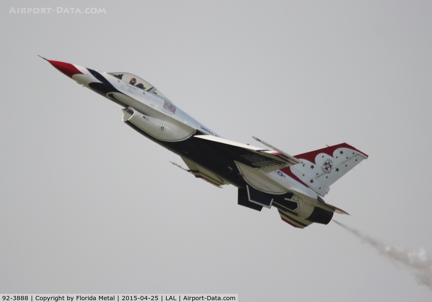92-3888, General Dynamics F-16CJ Fighting Falcon C/N CC-130, Thunderbirds