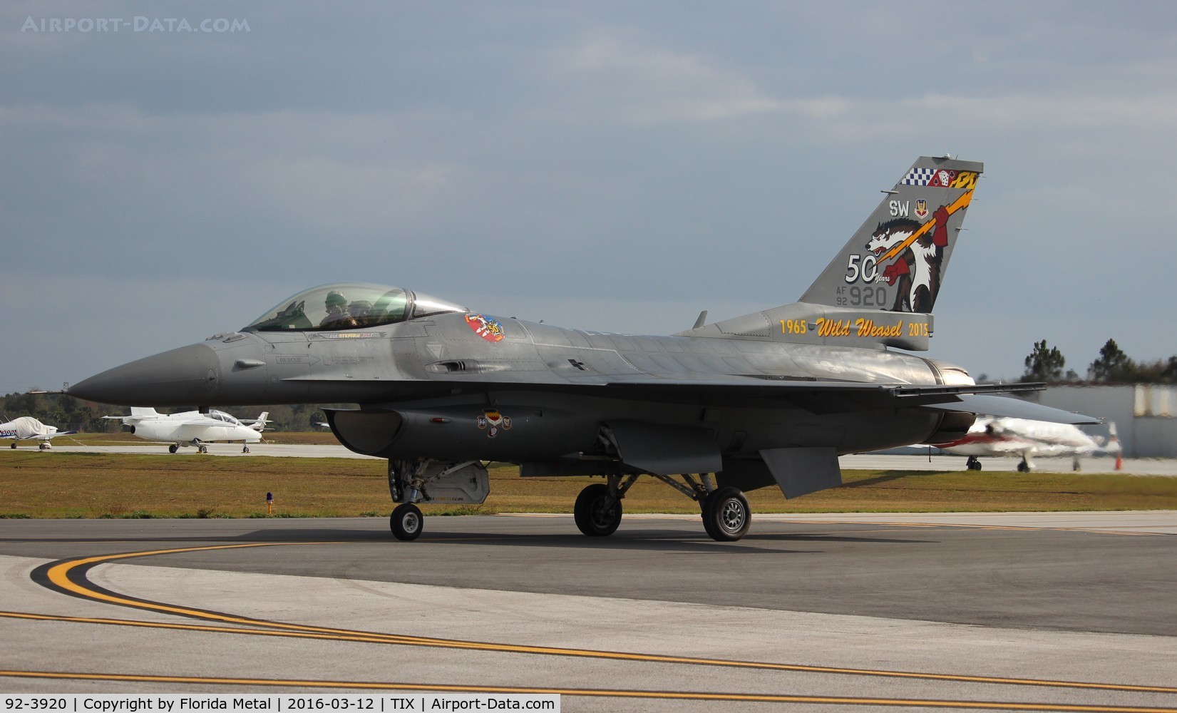 92-3920, Lockheed F-16C Fighting Falcon C/N CC-162, F-16C