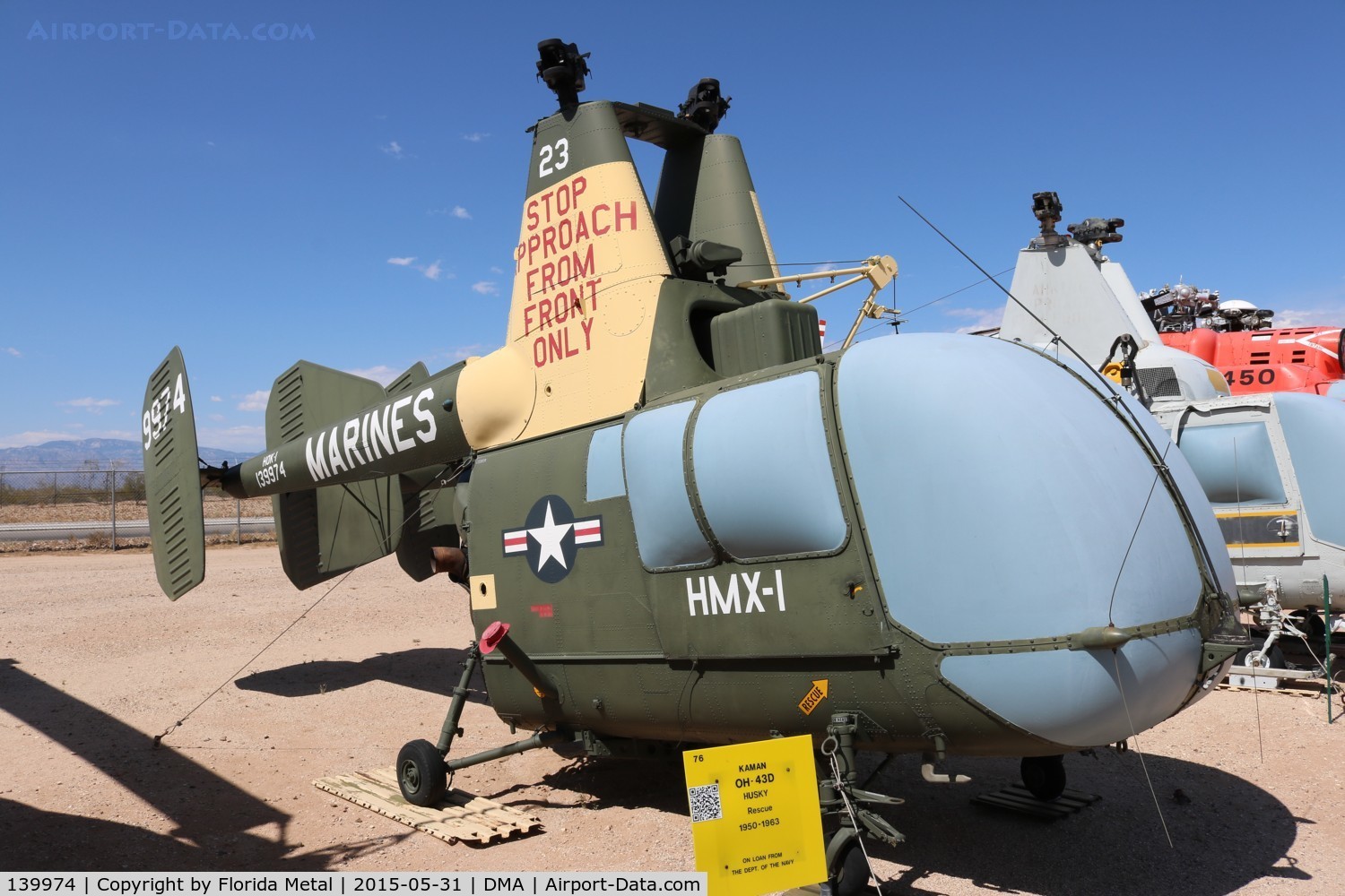 139974, Kaman OH-43D Huskie C/N 21536, OH-43D