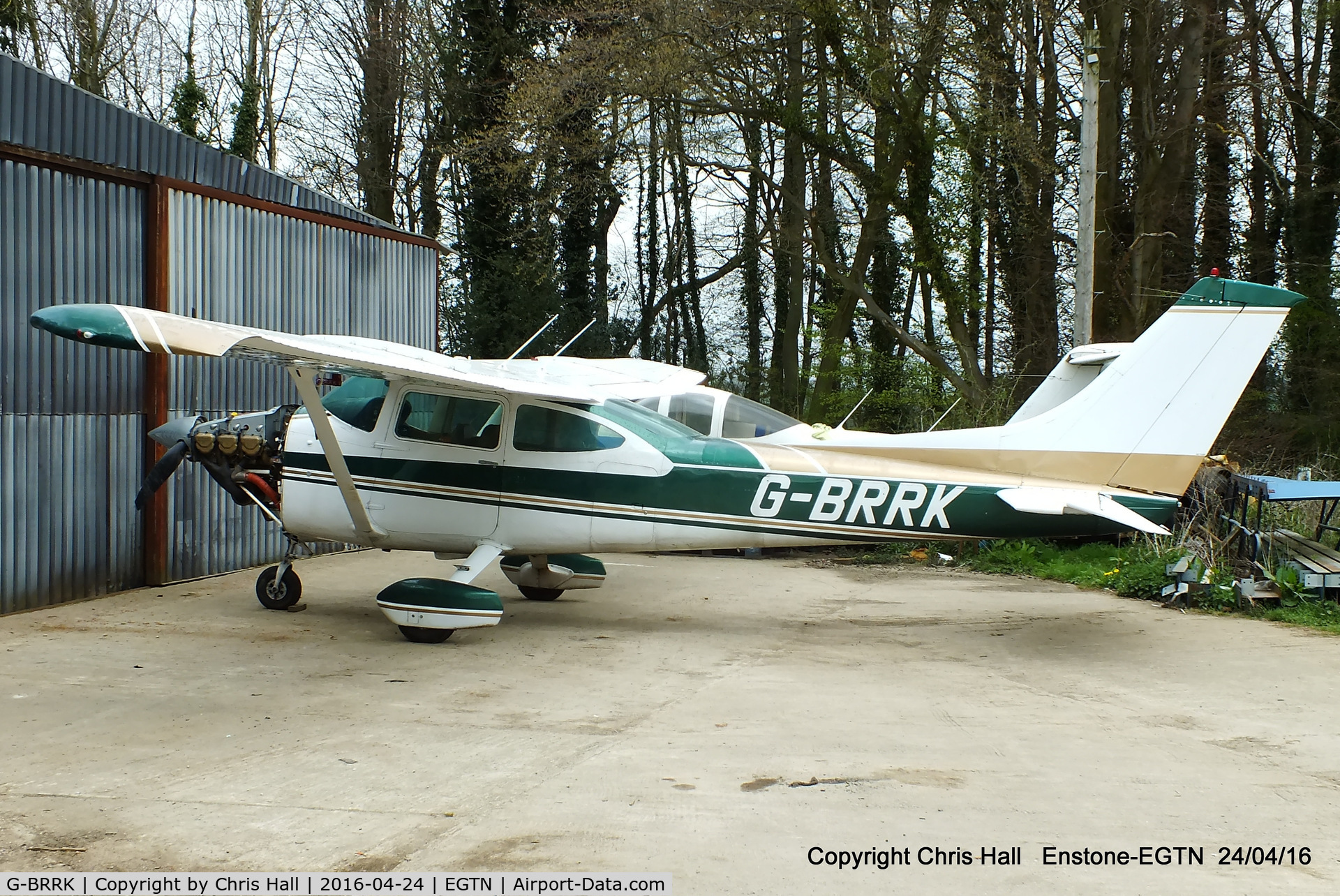 G-BRRK, 1977 Cessna 182Q Skylane C/N 182-66160, at Enstone airfield