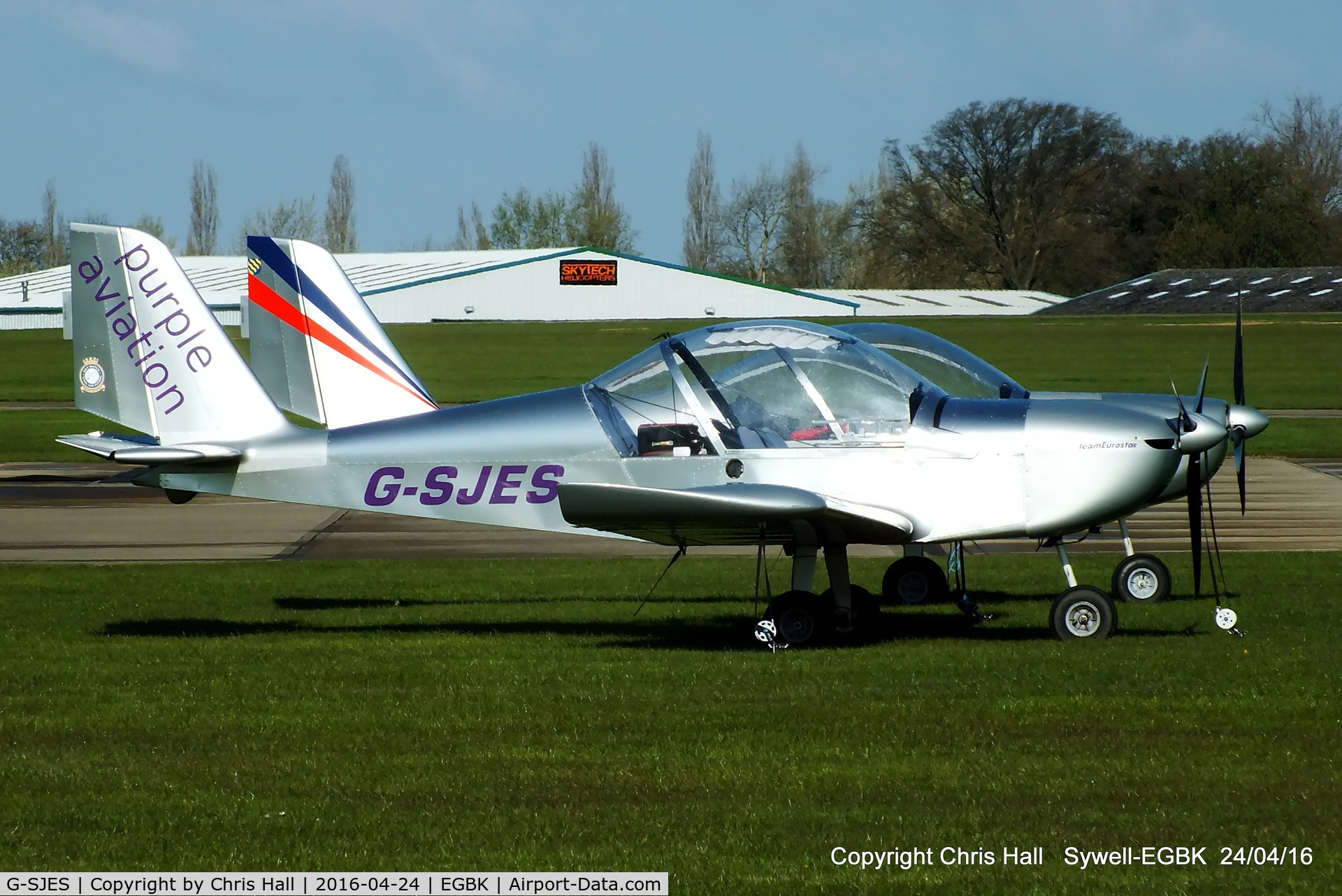 G-SJES, 2007 Cosmik EV-97 TeamEurostar UK C/N 2918, at the EV-97 flyin at Sywell