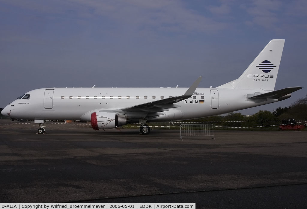 D-ALIA, 2002 Embraer 170LR (ERJ-170-100LR) C/N 17000006, Displayed during Open House May 01.