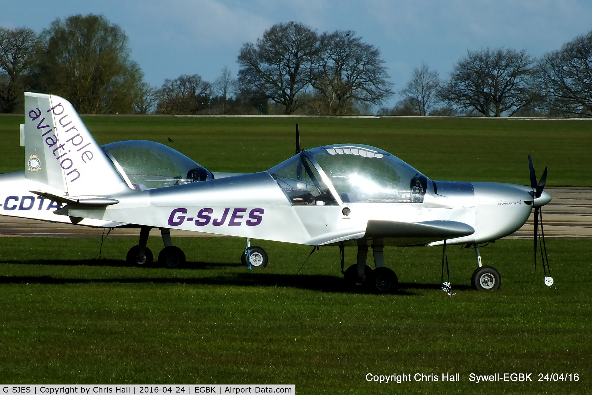 G-SJES, 2007 Cosmik EV-97 TeamEurostar UK C/N 2918, at the EV-97 flyin at Sywell