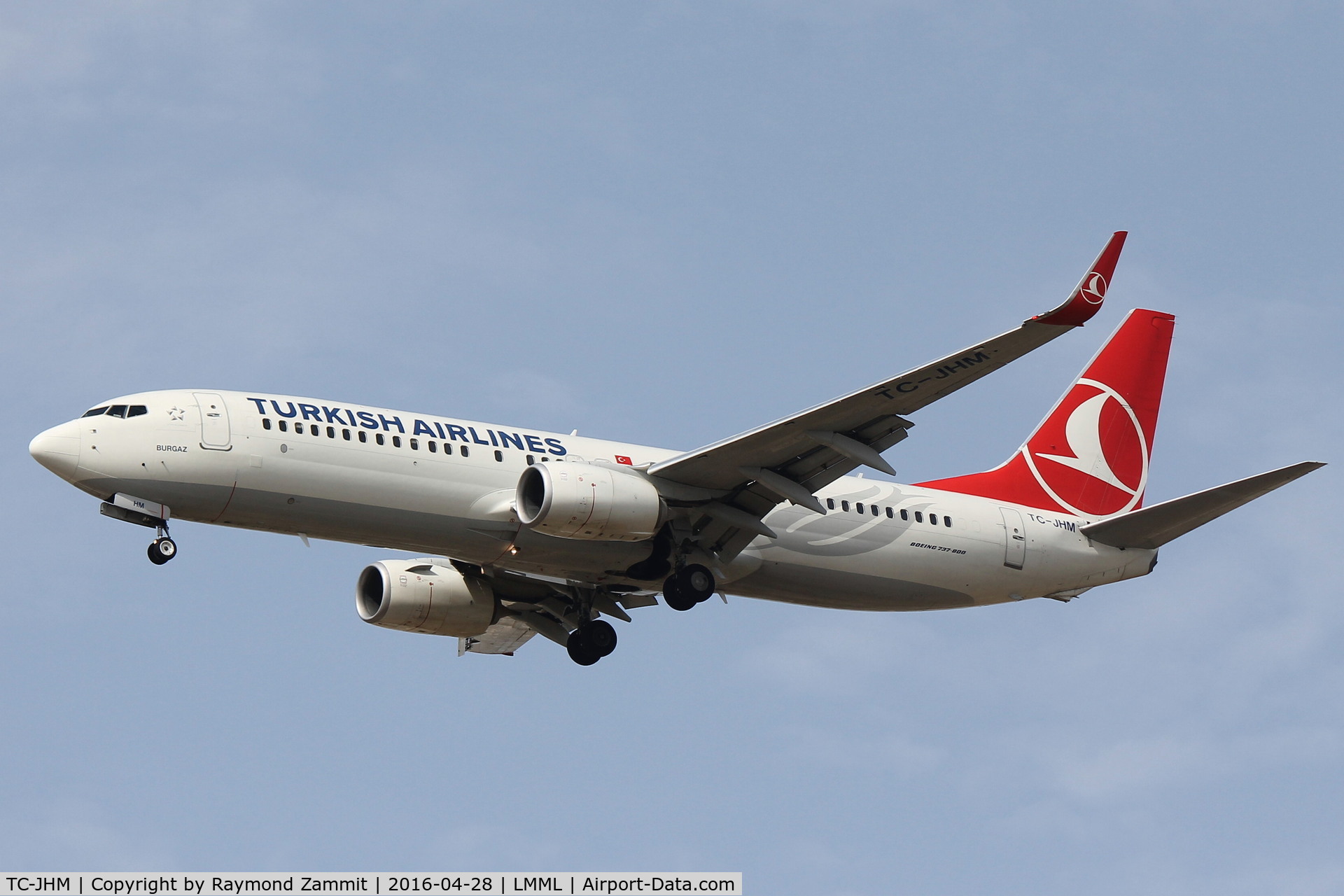 TC-JHM, 2012 Boeing 737-8F2 C/N 40980, B737-800 TC-JHM Turkish Airlines