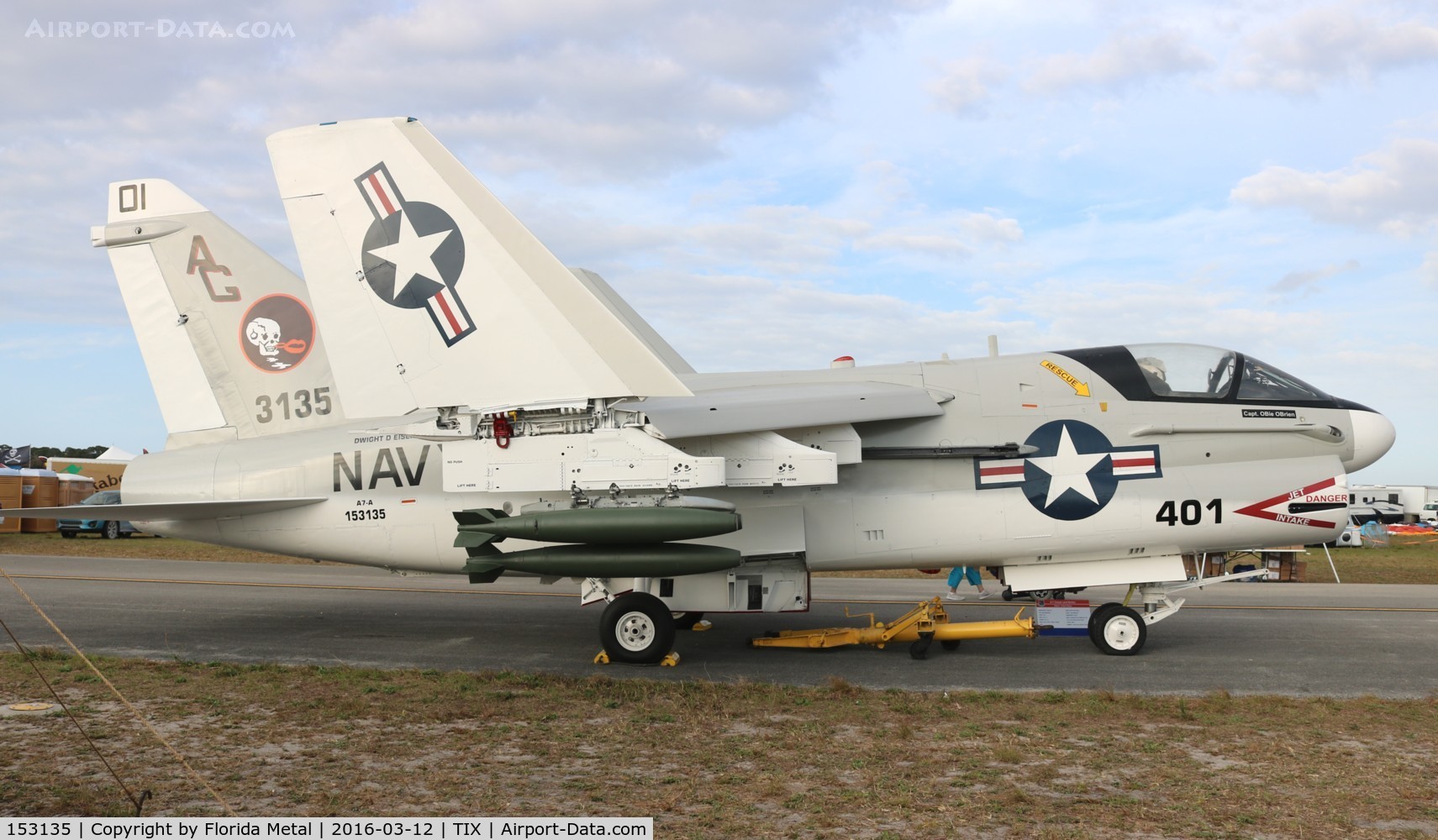 153135, LTV A-7A Corsair II C/N A-044, A-7A Corsair