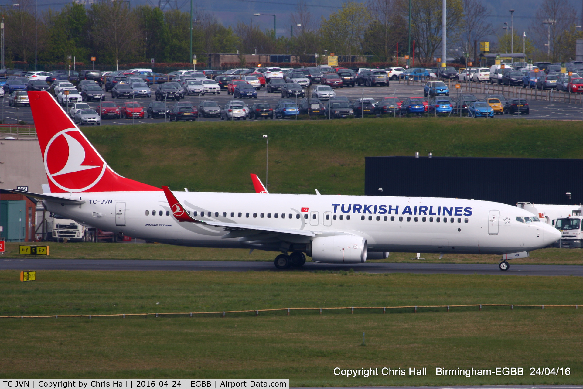 TC-JVN, 2016 Boeing 737-8F2 C/N 60018, Turkish Airlines