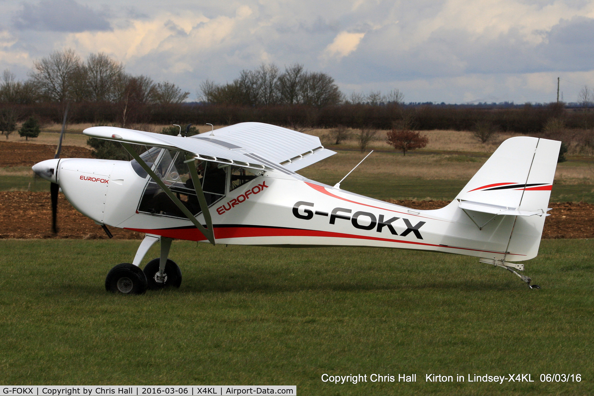 G-FOKX, 2015 Aeropro Eurofox 912(S) C/N LAA 376-15272, at Kirton in Lyndsey