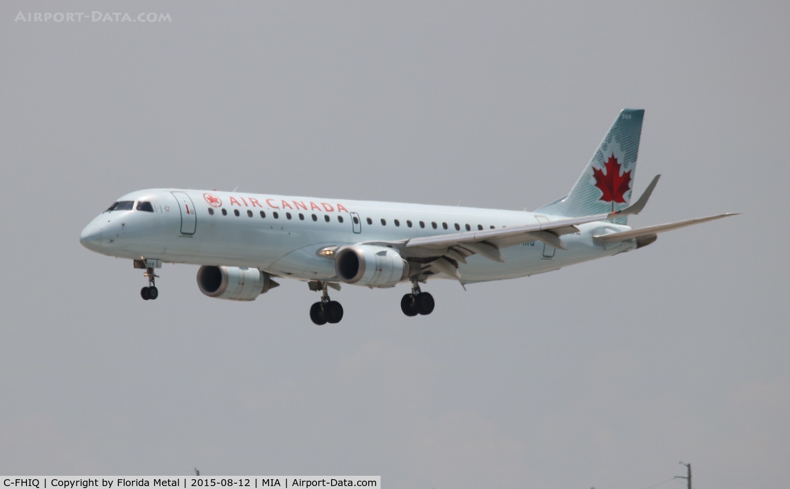 C-FHIQ, 2006 Embraer 190AR (ERJ-190-100IGW) C/N 19000031, Air Canada