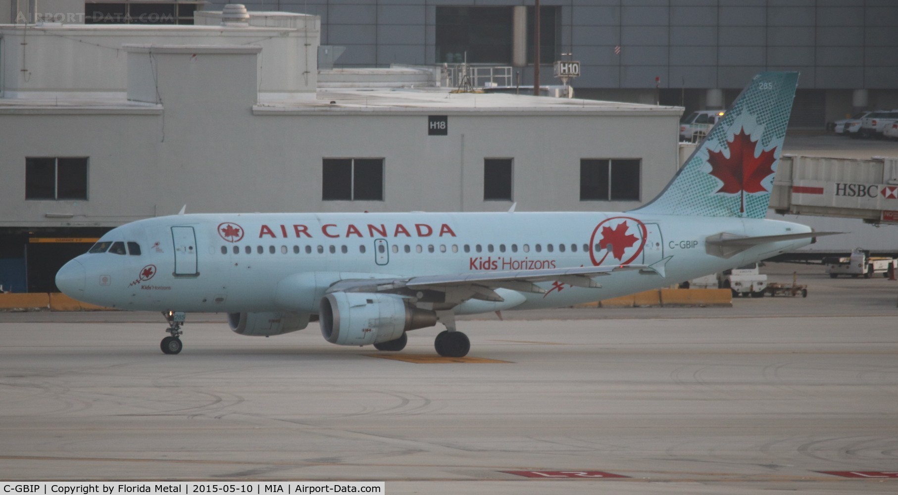 C-GBIP, 1998 Airbus A319-114 C/N 546, Air Canada Kids Horizons