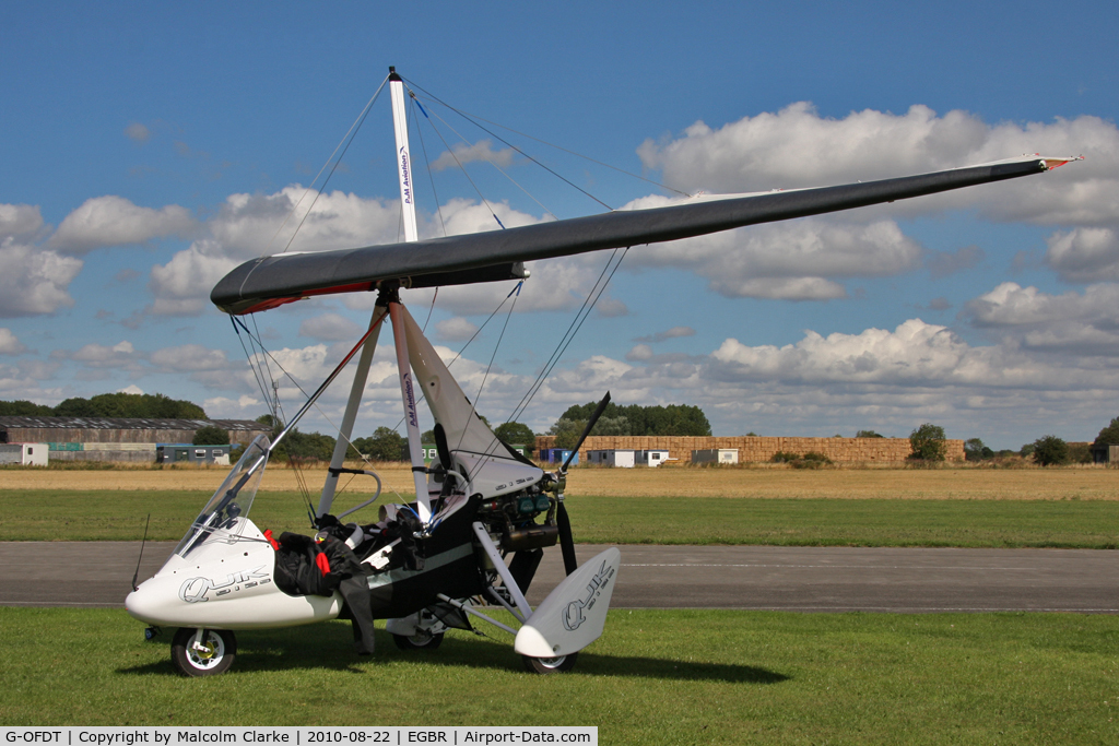 G-OFDT, 2007 P&M Aviation Pegasus Quik C/N 8320, P&M Aviation Pegasus Quik at The Real Aircraft Company's Summer Fly-In, Breighton Airfield, August 22nd 2010.