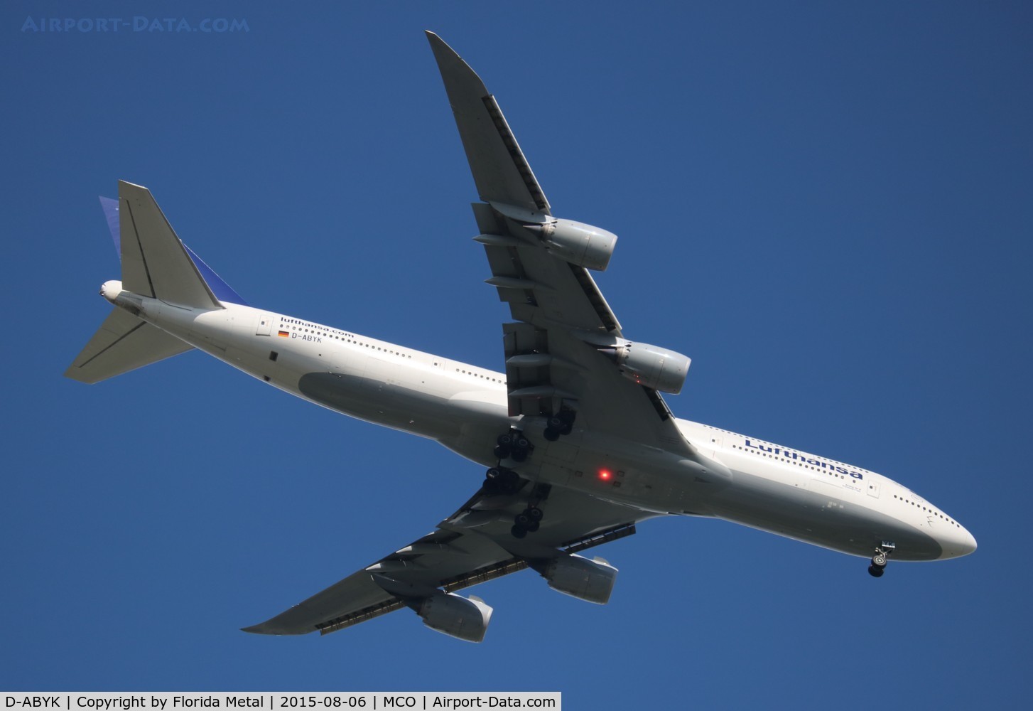 D-ABYK, 2012 Boeing 747-830 C/N 37835, Lufthansa