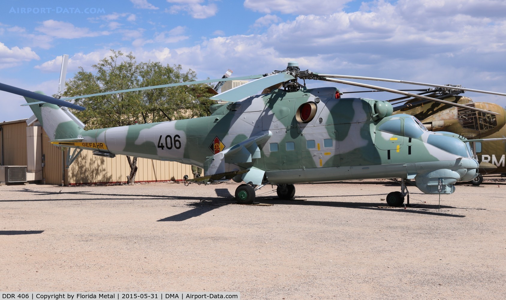 DDR 406, Mil Mi-24D Hind C/N B4002, MI-24 Hind