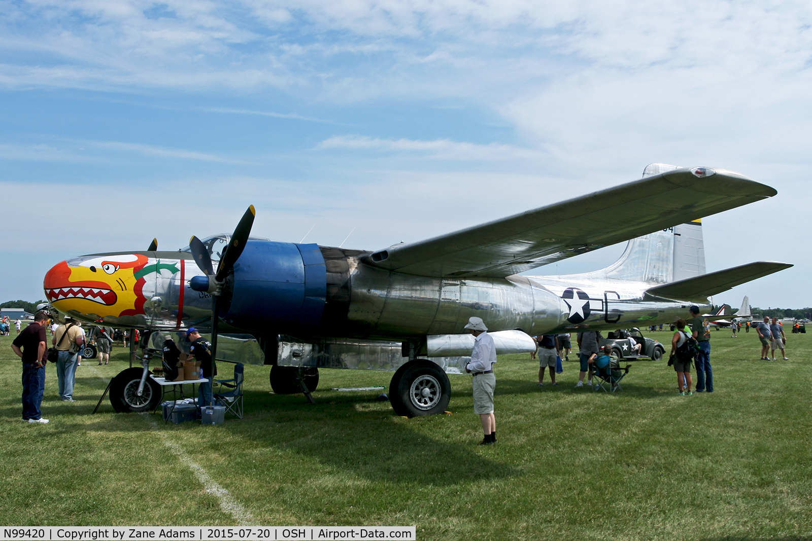 N99420, 1944 Douglas B-26B Invader C/N 27383, At the  2015 EAA AirVenture - Oshkosh Wisconsin