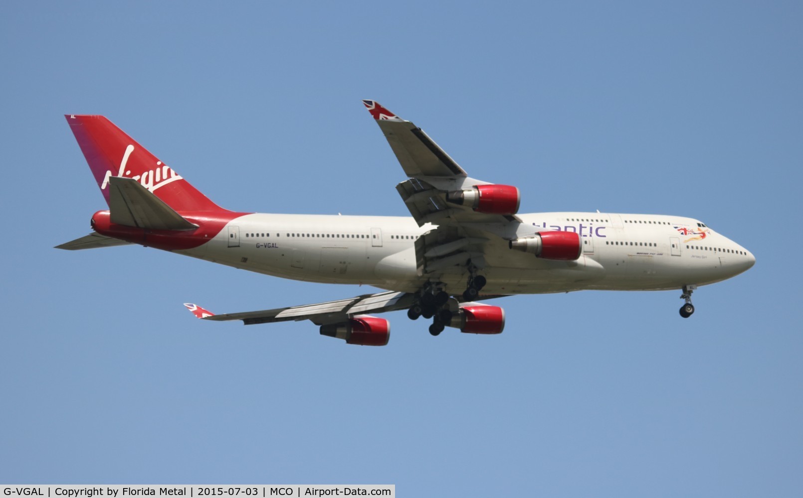 G-VGAL, 2001 Boeing 747-443 C/N 32337, Virgin Atlantic