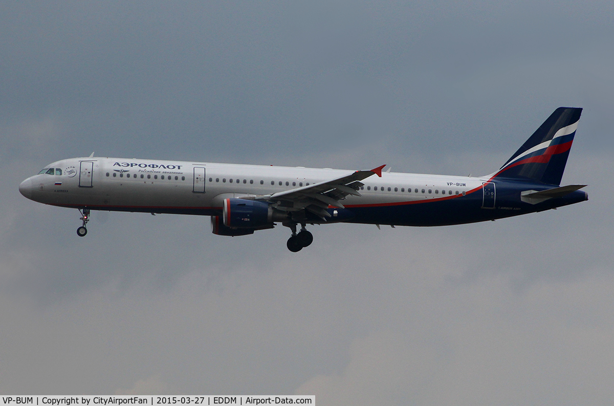 VP-BUM, 2007 Airbus A321-211 C/N 3267, Aeroflot (AFL/SU)