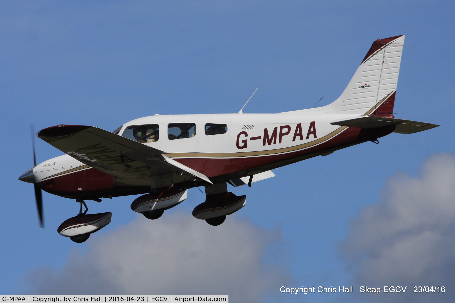 G-MPAA, 2002 Piper PA-28-181 Cherokee Archer III C/N 2843539, at Sleap