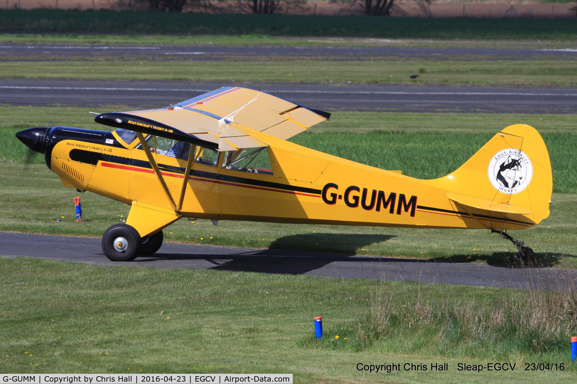 G-GUMM, 2007 Aviat A-1B Husky C/N 2436, at Sleap