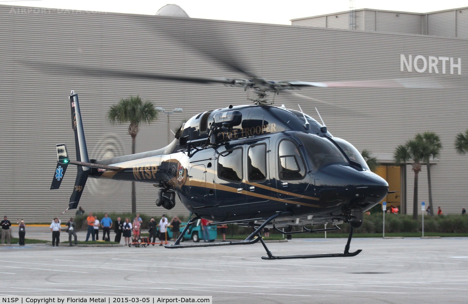 N1SP, 2013 Bell 429 GlobalRanger C/N 57184, Bell 429 Delaware St. Police at Heliexpo Orlando