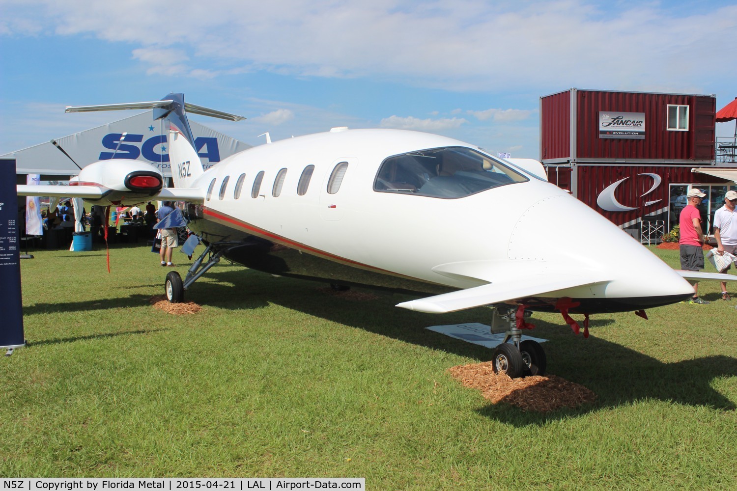 N5Z, 2008 Piaggio P-180 Avanti II C/N 1169, Piaggio