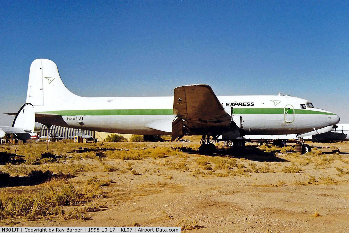 N301JT, 1944 Douglas C-54B Skymaster C/N 18375, Douglas C-54B-15-DO Skymaster [18375] (Pacific Air Express) Chandler-Memorial Airfield~N 17/10/1998