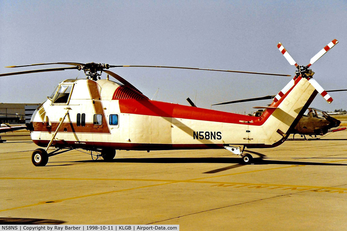 N58NS, 1960 Sikorsky S-58D C/N 58-1453, Sikorsky S-58D [58-1453] (Commercial) Long Beach~N 11/10/1998