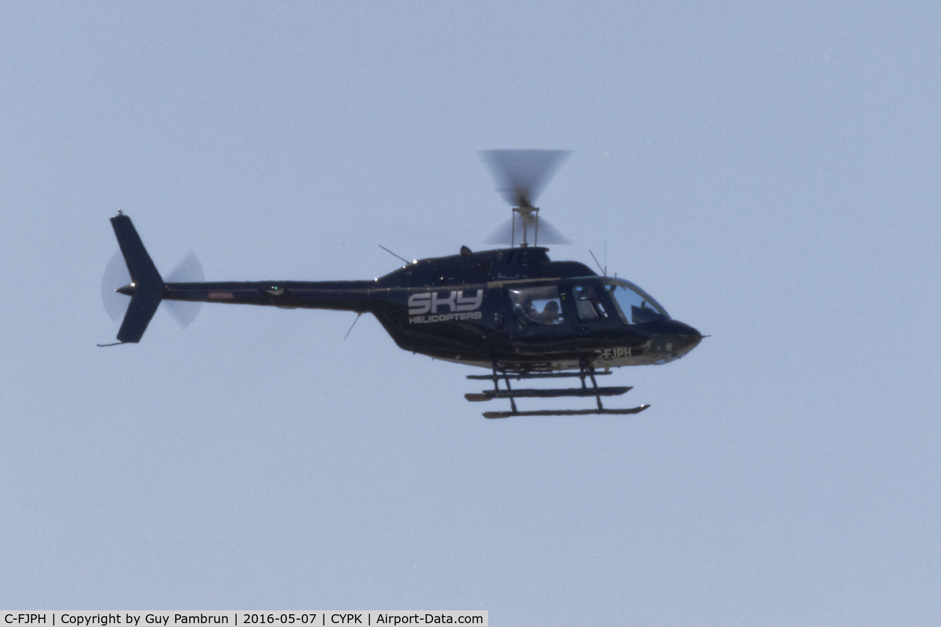 C-FJPH, Bell 206B JetRanger III C/N 2769, Landing
