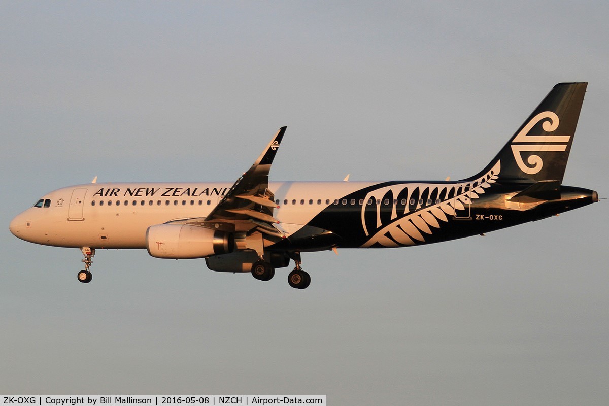 ZK-OXG, 2015 Airbus A320-232 C/N 6460, NZ541  from AKL