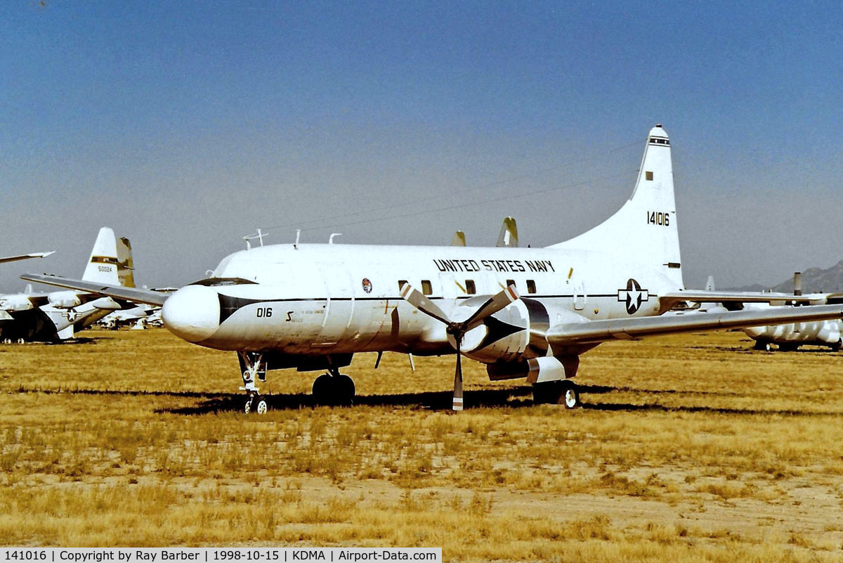 141016, 1956 Convair C-131F (R4Y-1) Samaritan C/N 299, Convair 340 C-131F Samaritan [299] (Ex United States Navy) Davis Monthan AFB~N 15/10/1998