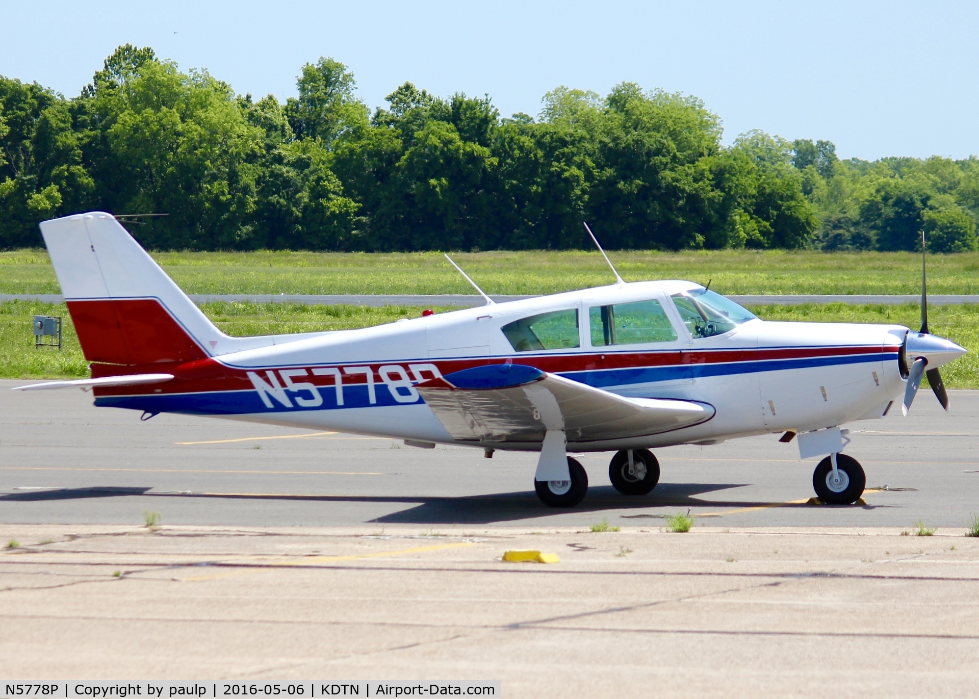 N5778P, 1959 Piper PA-24-250 Comanche C/N 24-857, At Downtown Shreveport.