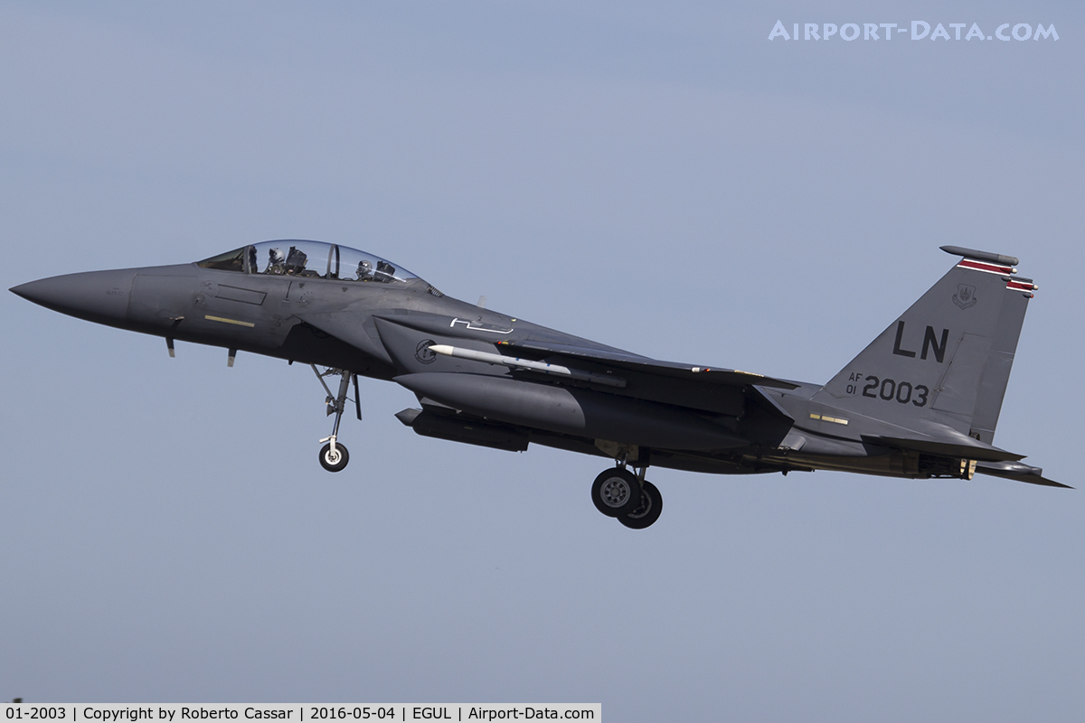 01-2003, 2001 McDonnell Douglas F-15E Strike Eagle C/N 1374/E235, Lakenheath 2016