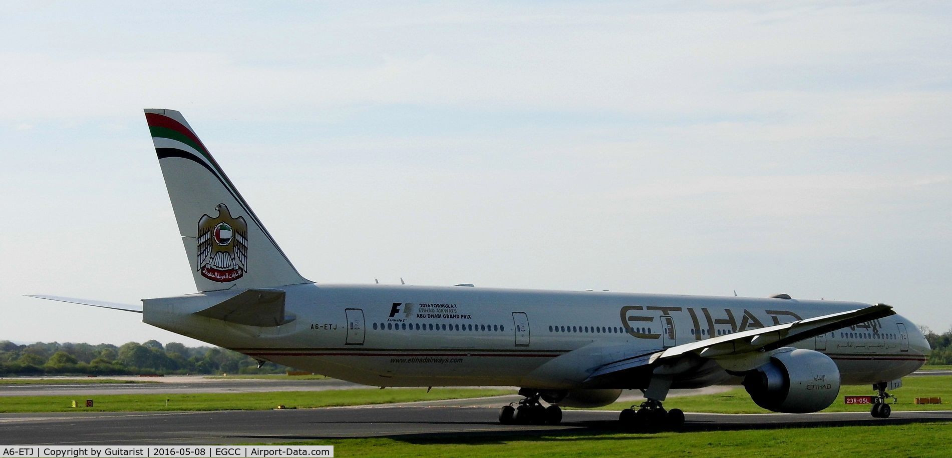 A6-ETJ, 2012 Boeing 777-3FX/ER C/N 39685, At Manchester