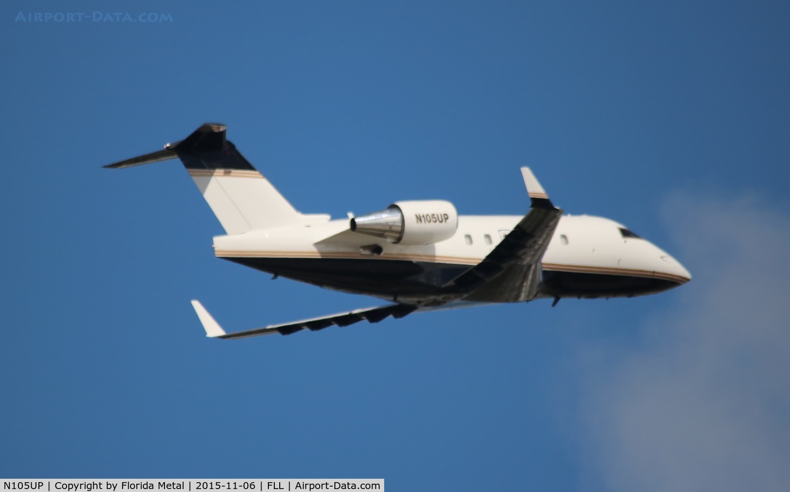 N105UP, 1987 Canadair Challenger 601 (CL-600-2A12) C/N 3066, Challenger 601
