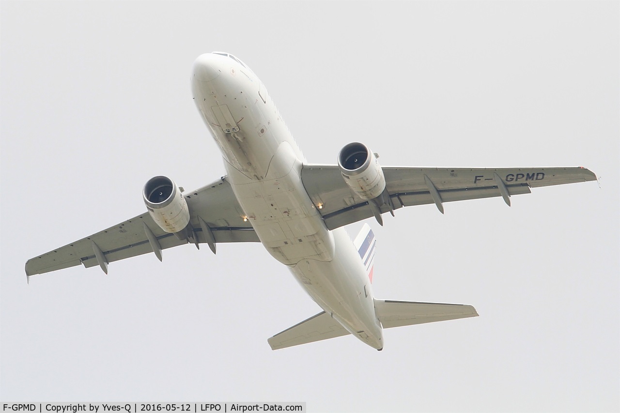 F-GPMD, 1993 Airbus A319-113 C/N 618, Airbus A319-113, Take off rwy 26, Paris Orly airport (LFPO-ORY)