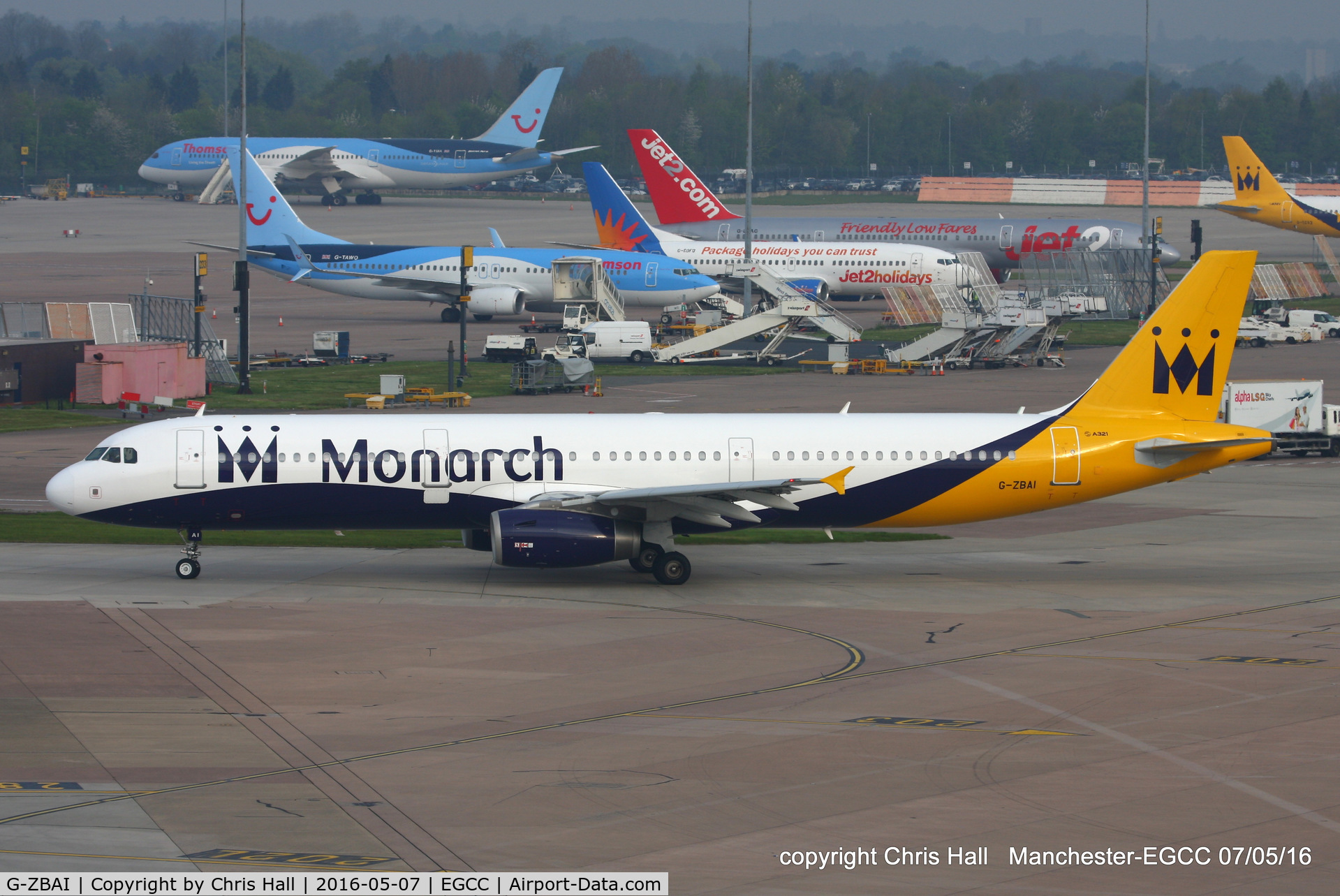 G-ZBAI, 2005 Airbus A321-231 C/N 2553, Monarch