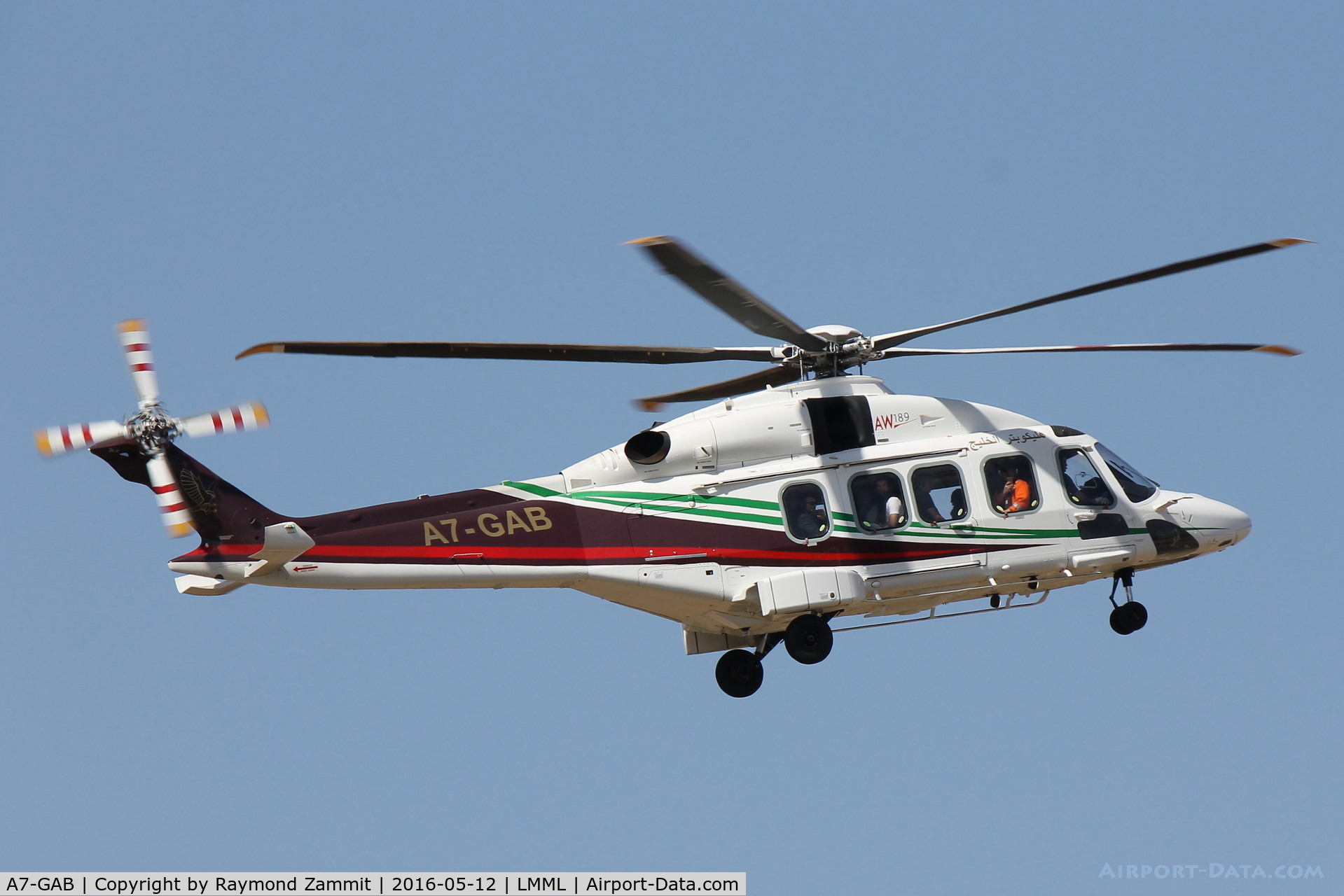 A7-GAB, 2014 AgustaWestland AW-189 C/N 49010, AgustaWestland A7-GAB Gulf Helicopters