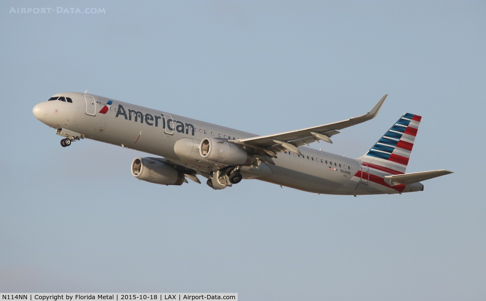 N114NN, 2014 Airbus A321-231 C/N 6046, American